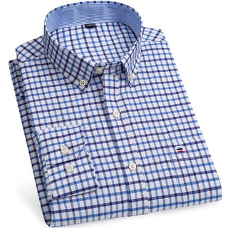 Chemise Oxford en coton, style chic décontracté