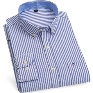 Chemise Oxford en coton, style chic décontracté