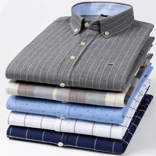 Chemise Oxford en coton, style chic décontracté