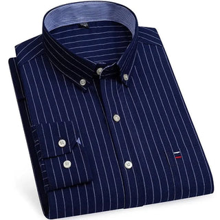 Chemise Oxford en coton, style chic décontracté