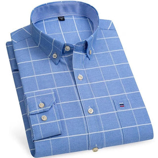Chemise Oxford en coton, style chic décontracté