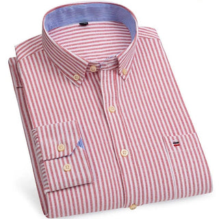 Chemise Oxford en coton, style chic décontracté