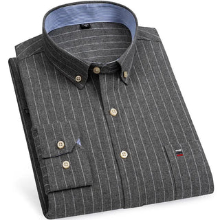Chemise Oxford en coton, style chic décontracté
