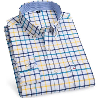 Chemise Oxford en coton, style chic décontracté