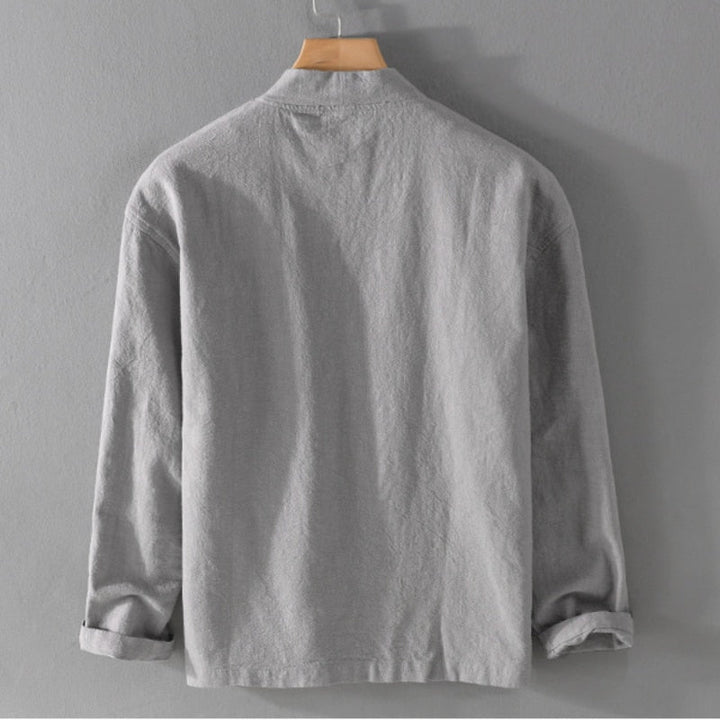 Chemise en lin à manches longues