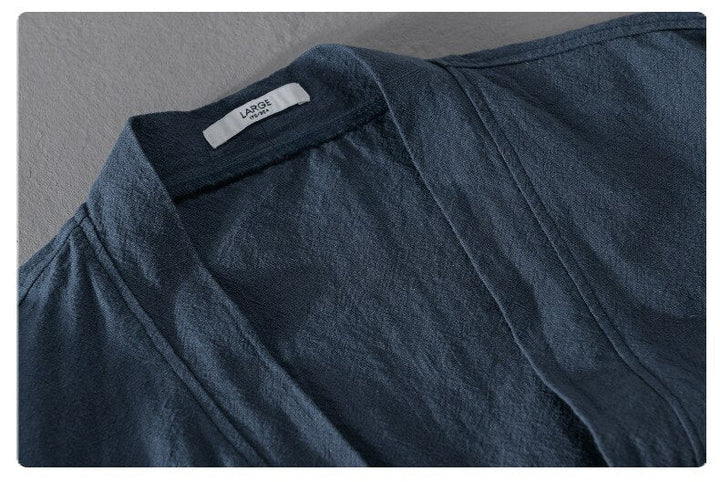 Chemise en lin à manches longues