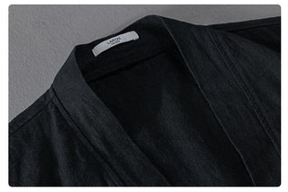 Chemise en lin à manches longues