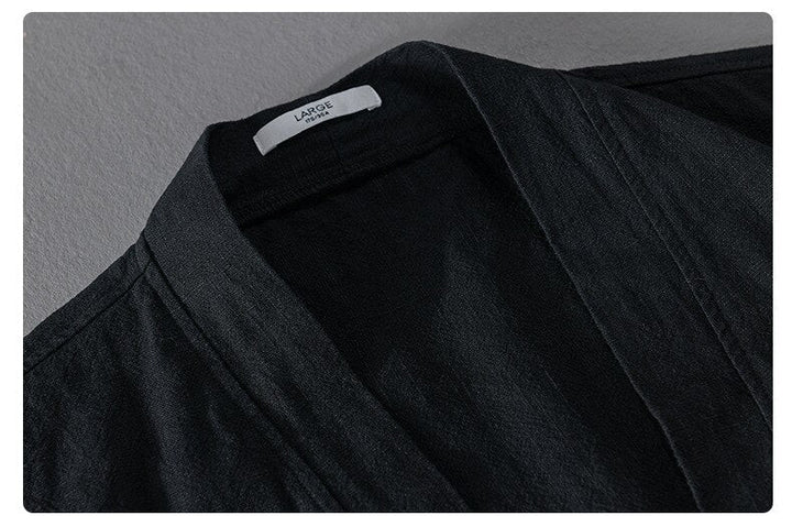 Chemise en lin à manches longues