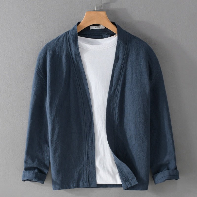 Chemise en lin à manches longues