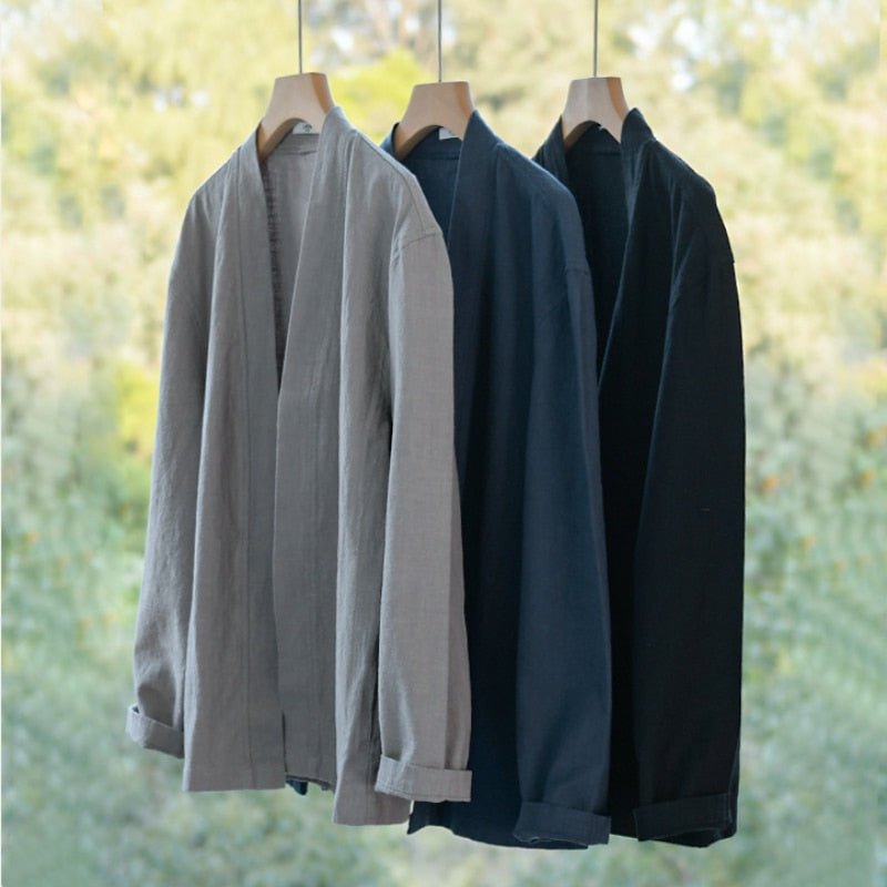 Chemise en lin à manches longues
