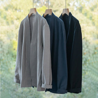 Chemise en lin à manches longues