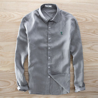 Chemise en coton à manches longues