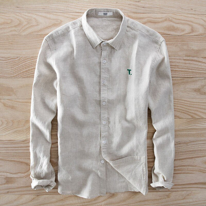 Chemise en coton à manches longues