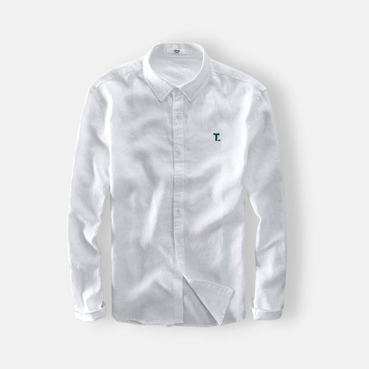 Chemise en coton à manches longues