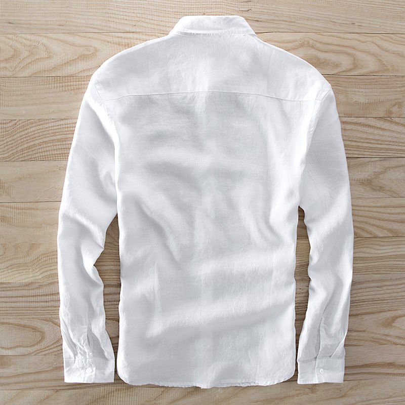 Chemise en coton à manches longues