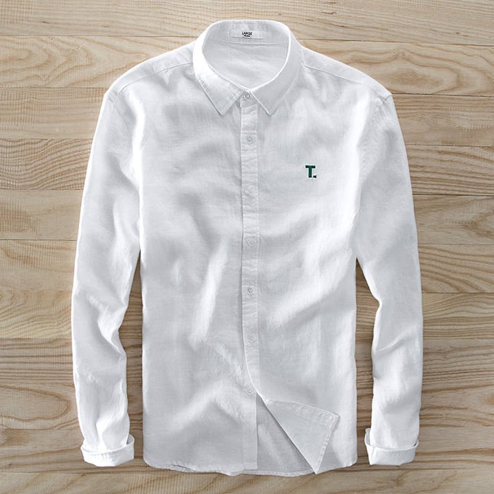 Chemise en coton à manches longues