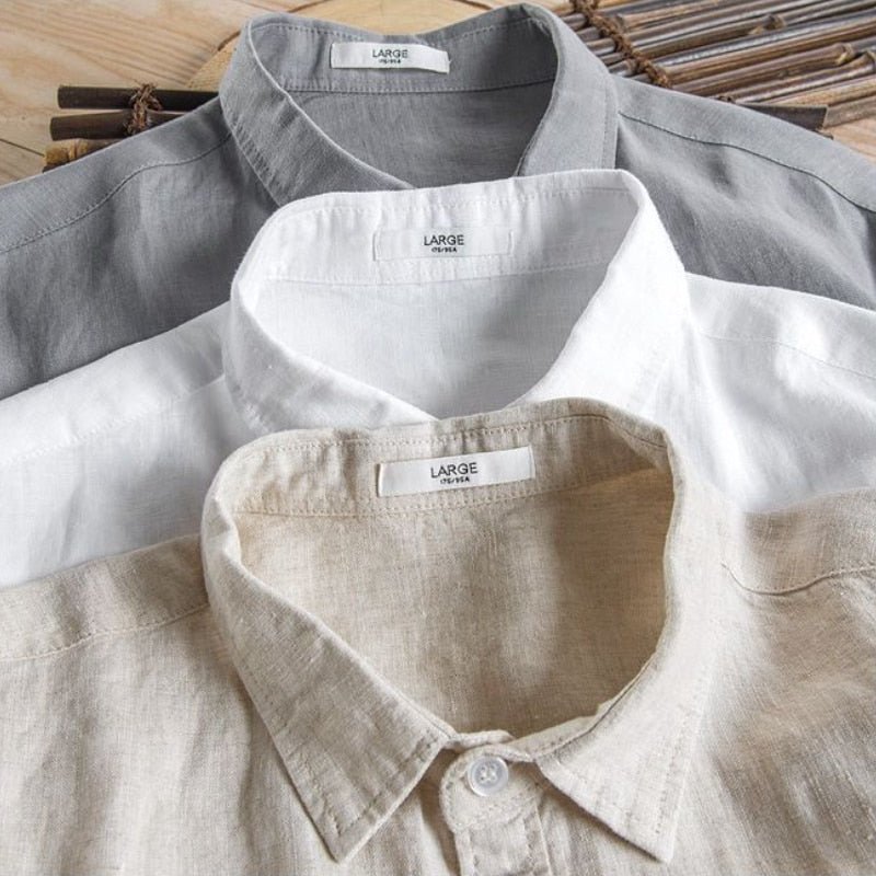 Chemise en coton à manches longues