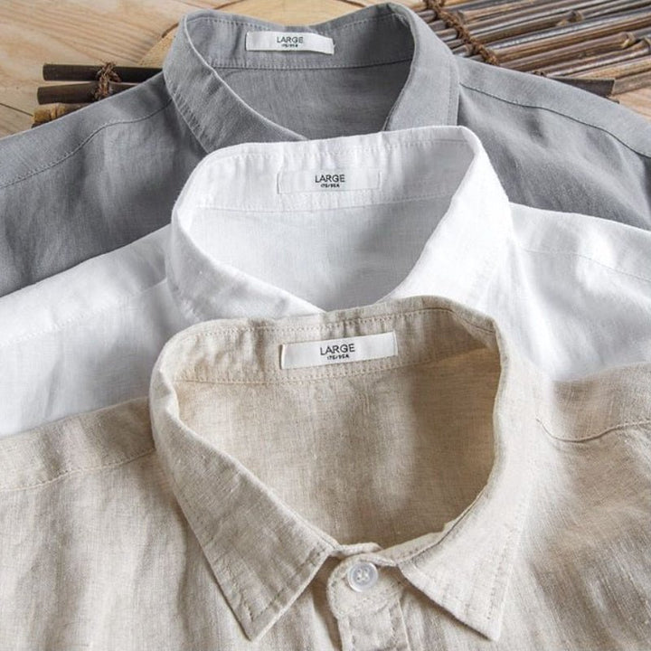 Chemise en coton à manches longues