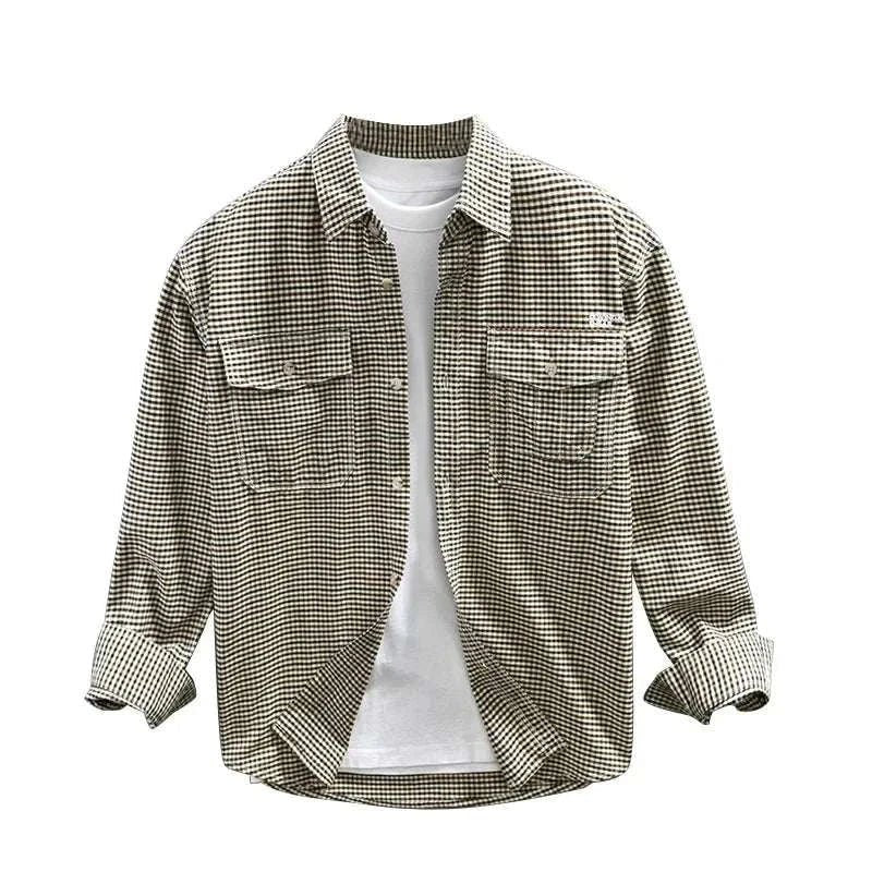 Chemise d’été à carreaux