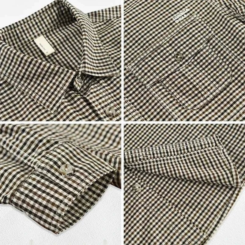 Chemise d’été à carreaux