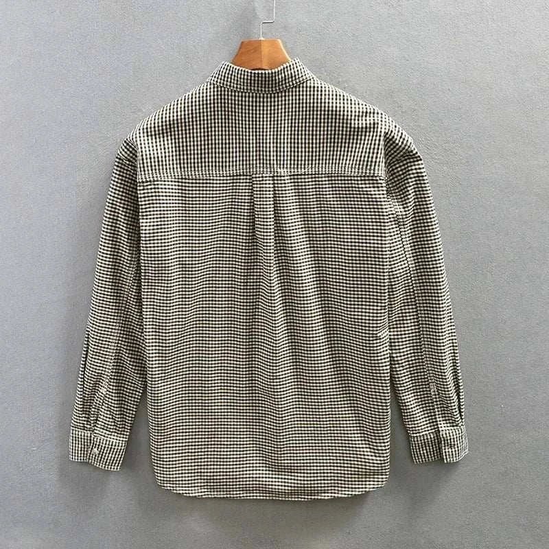 Chemise d’été à carreaux
