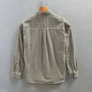 Chemise d’été à carreaux