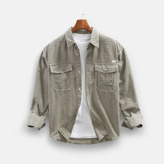 Chemise d’été à carreaux