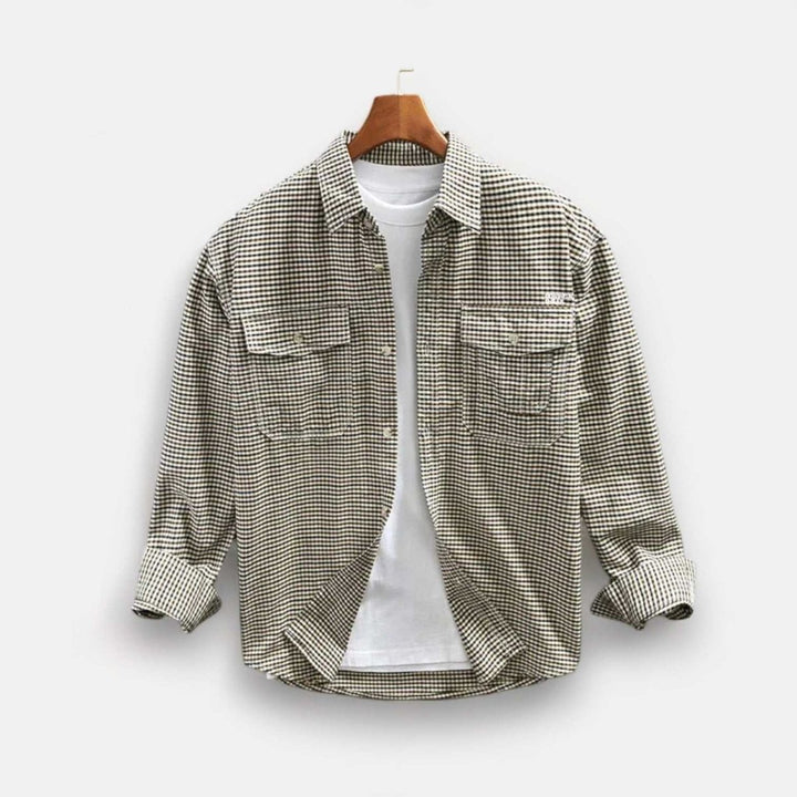 Chemise d’été à carreaux