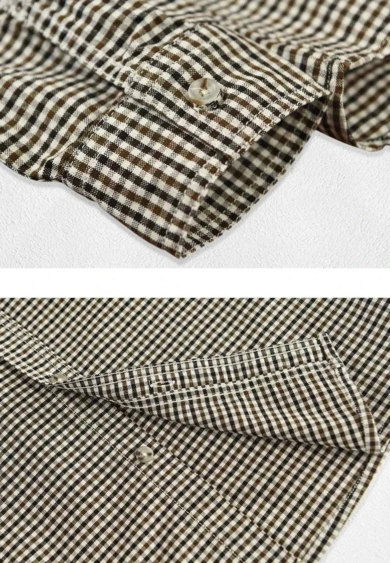 Chemise d’été à carreaux