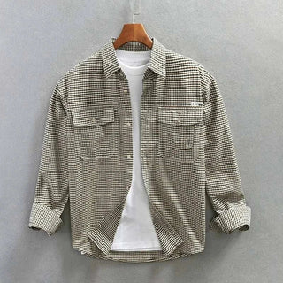 Chemise d’été à carreaux