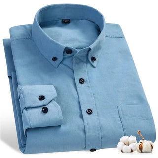 Chemise en velours côtelé coupe droite