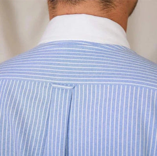 Chemise business rayée en coton