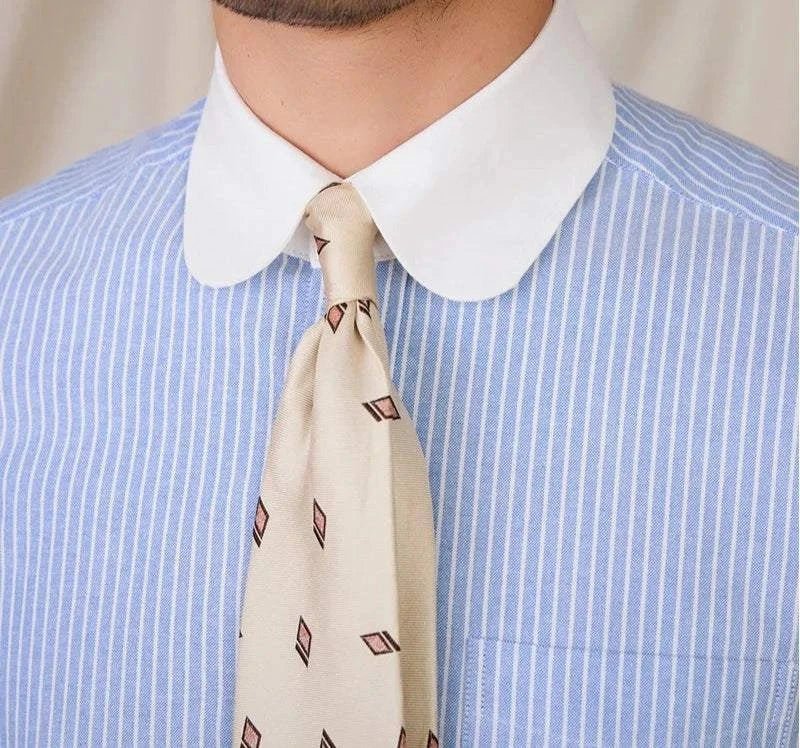 Chemise business rayée en coton