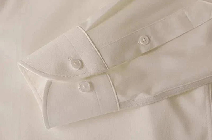 Chemise de smoking délavée pour le bureau