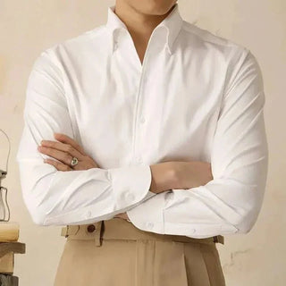 Chemise de smoking délavée pour le bureau