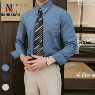 Chemise britannique formelle slim fit
