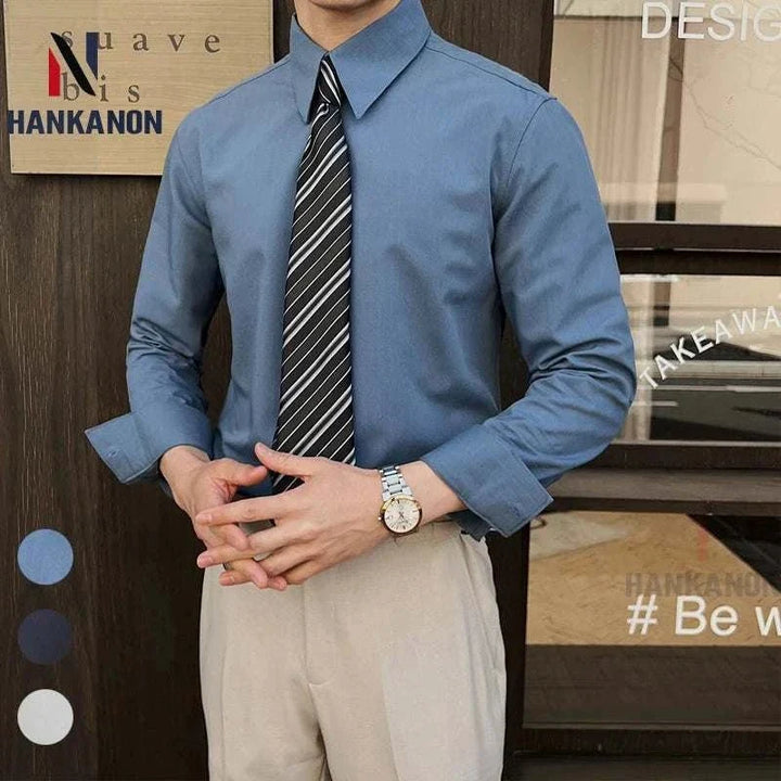 Chemise britannique formelle slim fit
