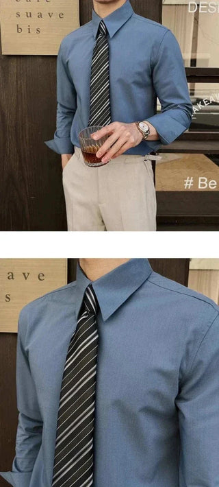 Chemise britannique formelle slim fit