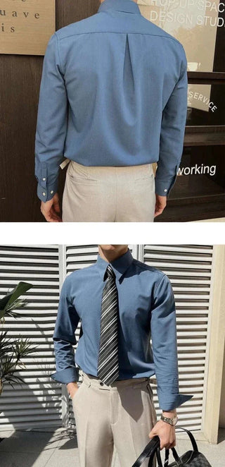 Chemise britannique formelle slim fit
