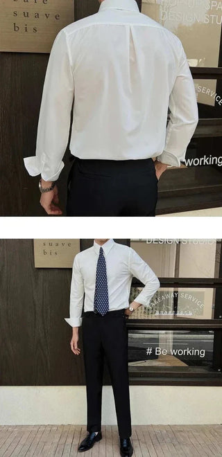 Chemise britannique formelle slim fit
