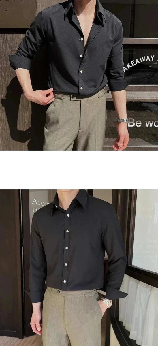 Chemise britannique formelle slim fit