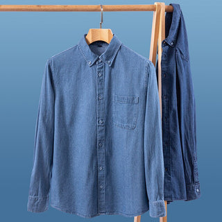 Chemise business décontractée en denim