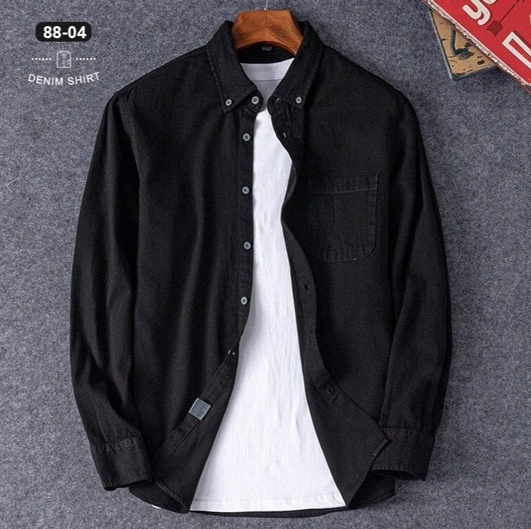 Chemise business décontractée en denim