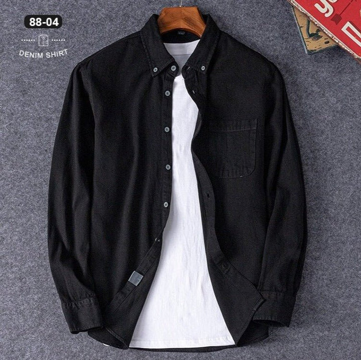 Chemise business décontractée en denim