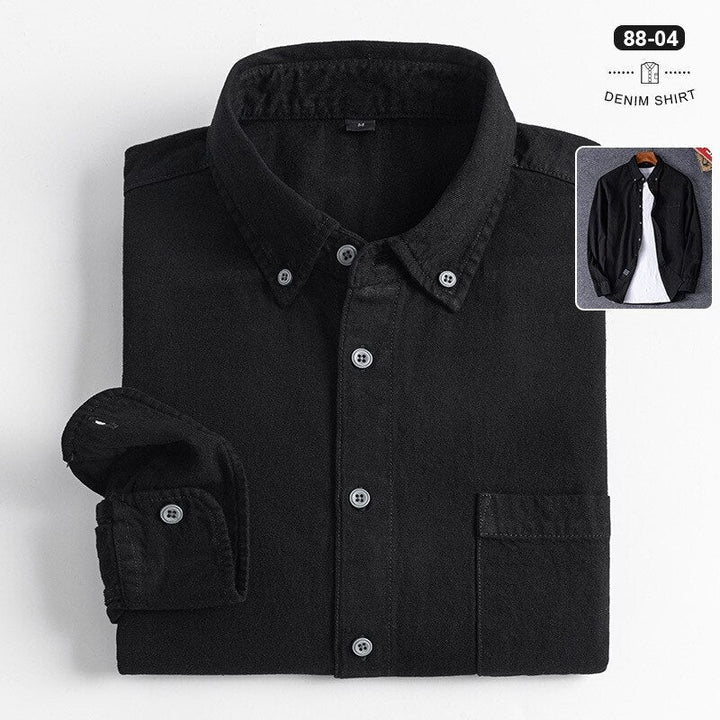Chemise business décontractée en denim