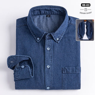 Chemise business décontractée en denim
