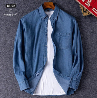 Chemise business décontractée en denim