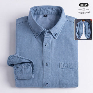 Chemise business décontractée en denim