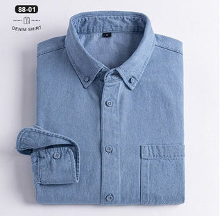 Chemise business décontractée en denim
