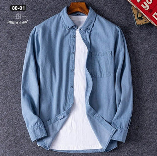 Chemise business décontractée en denim
